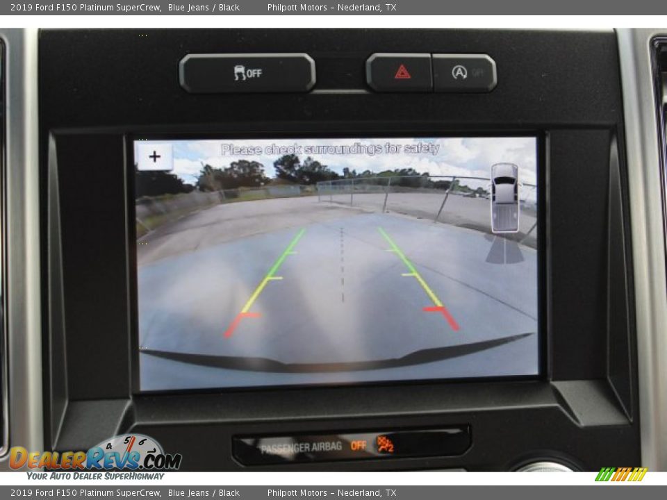 2019 Ford F150 Platinum SuperCrew Blue Jeans / Black Photo #19
