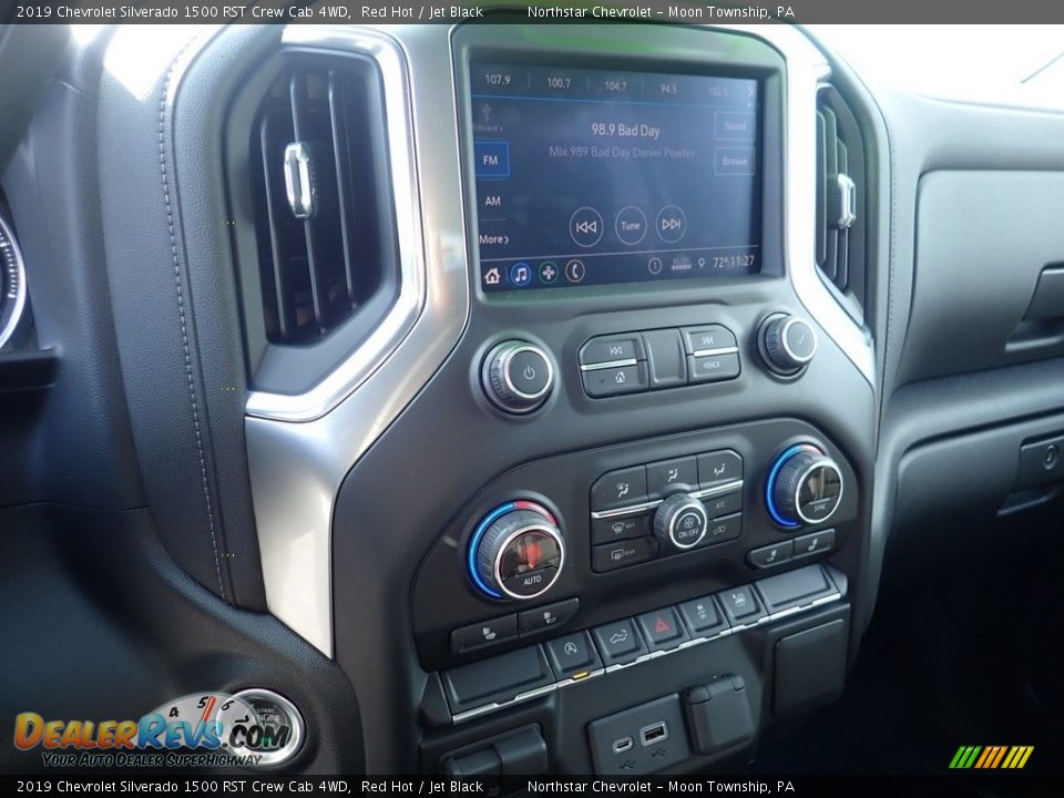 2019 Chevrolet Silverado 1500 RST Crew Cab 4WD Red Hot / Jet Black Photo #17