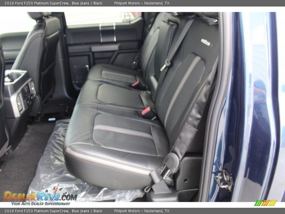 2019 Ford F150 Platinum SuperCrew Blue Jeans / Black Photo #21