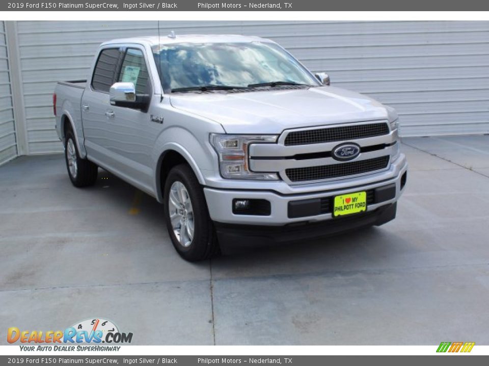 2019 Ford F150 Platinum SuperCrew Ingot Silver / Black Photo #2