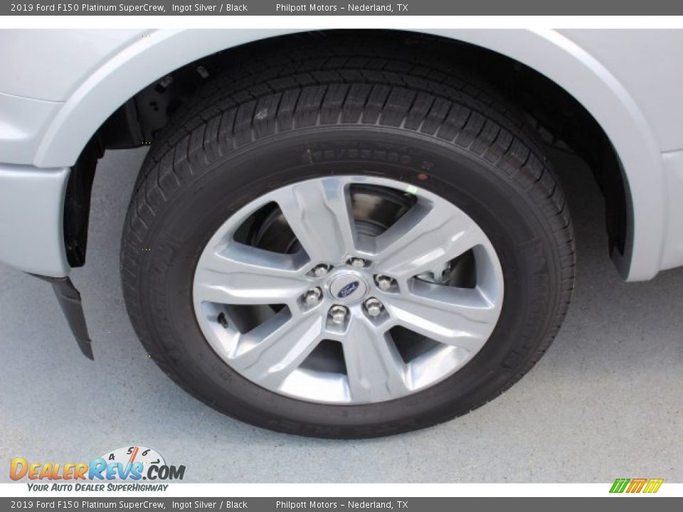 2019 Ford F150 Platinum SuperCrew Ingot Silver / Black Photo #5