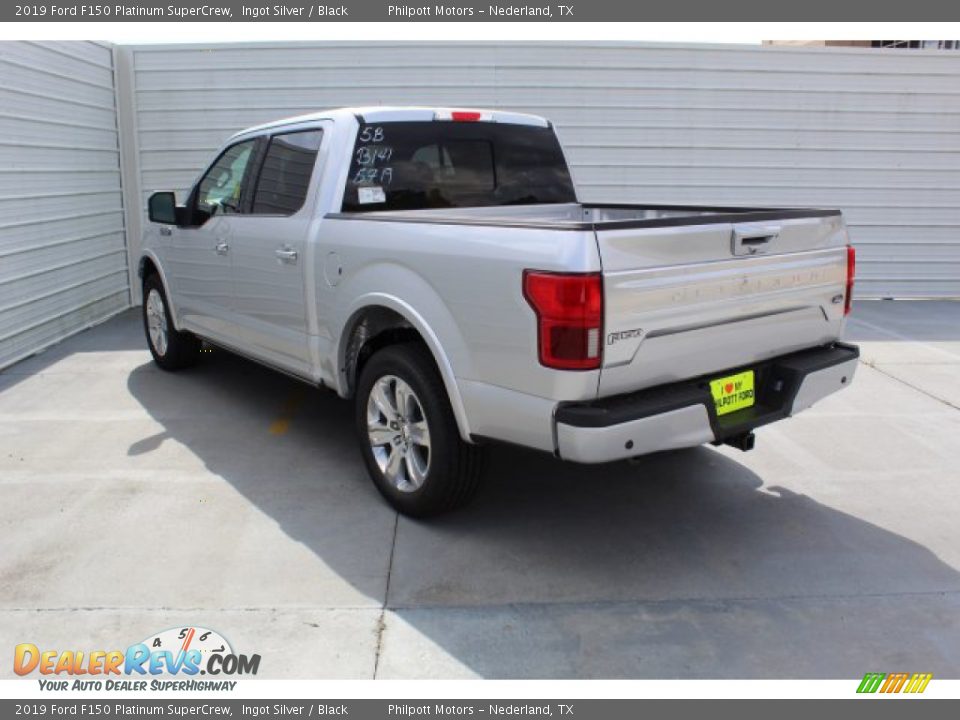 2019 Ford F150 Platinum SuperCrew Ingot Silver / Black Photo #6