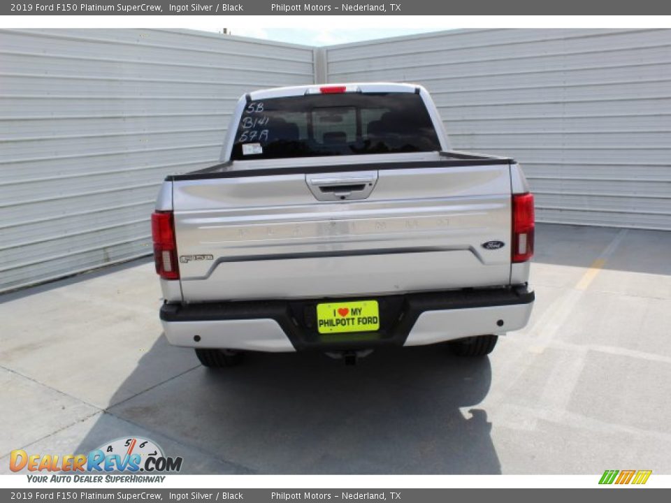 2019 Ford F150 Platinum SuperCrew Ingot Silver / Black Photo #7