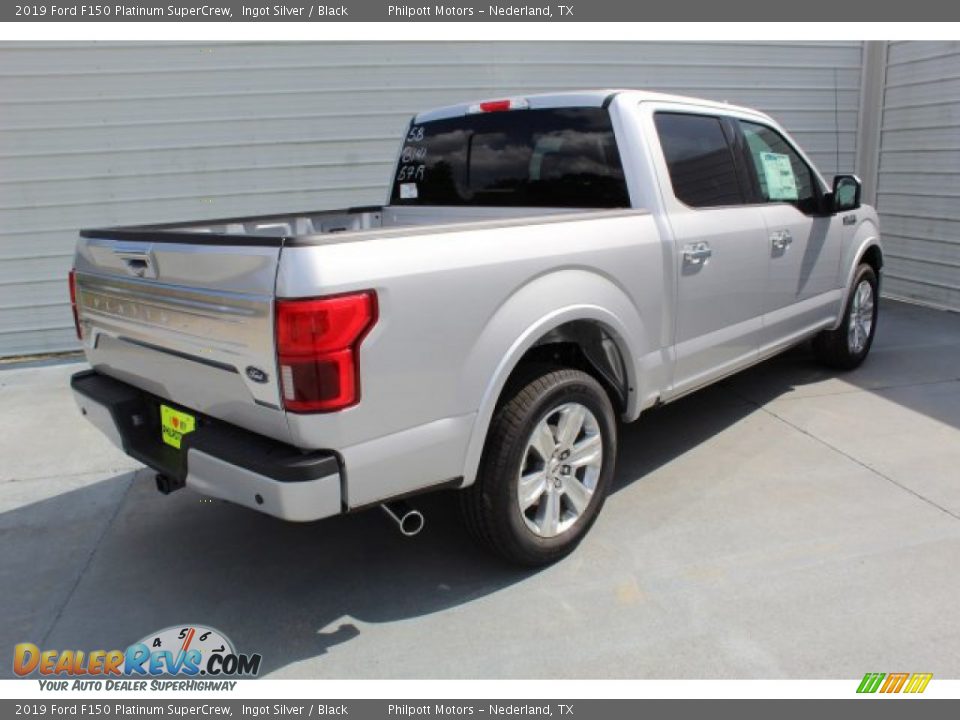 2019 Ford F150 Platinum SuperCrew Ingot Silver / Black Photo #8