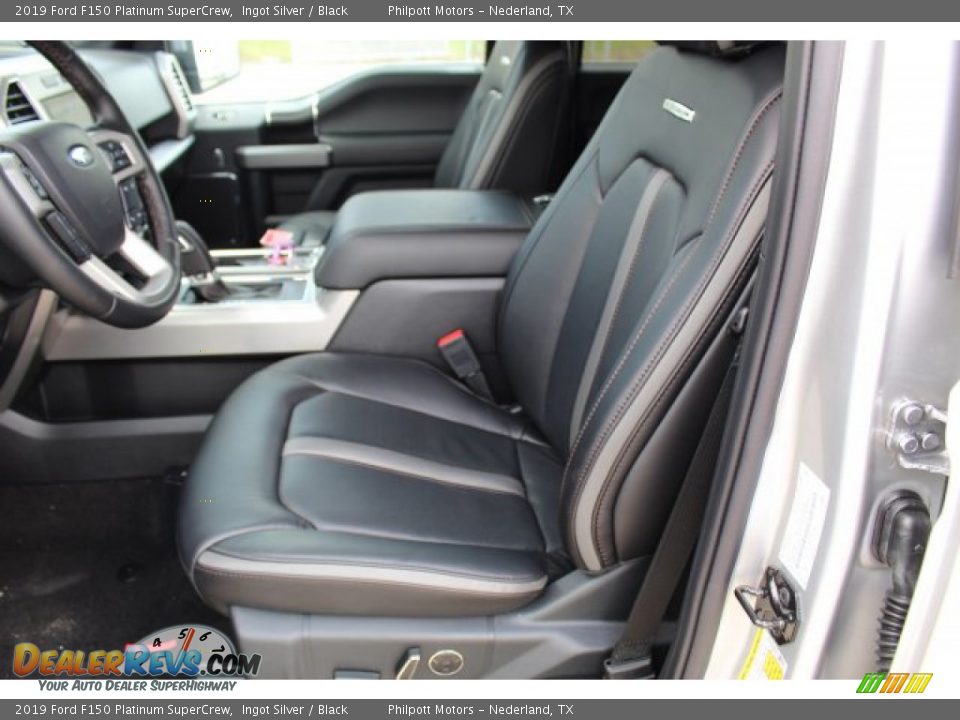 2019 Ford F150 Platinum SuperCrew Ingot Silver / Black Photo #10
