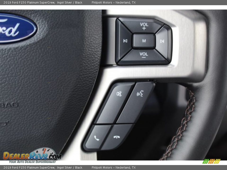 2019 Ford F150 Platinum SuperCrew Ingot Silver / Black Photo #13