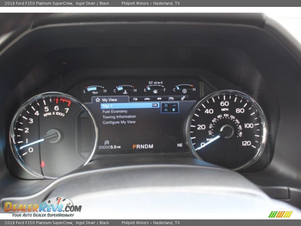 2019 Ford F150 Platinum SuperCrew Ingot Silver / Black Photo #14