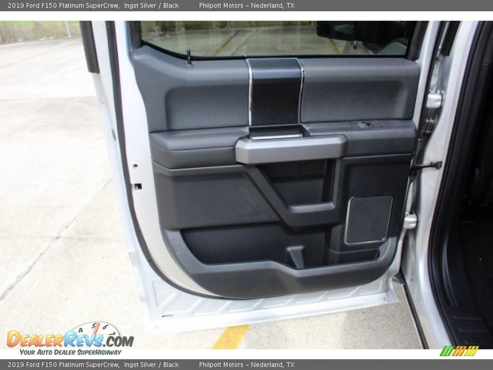 2019 Ford F150 Platinum SuperCrew Ingot Silver / Black Photo #20