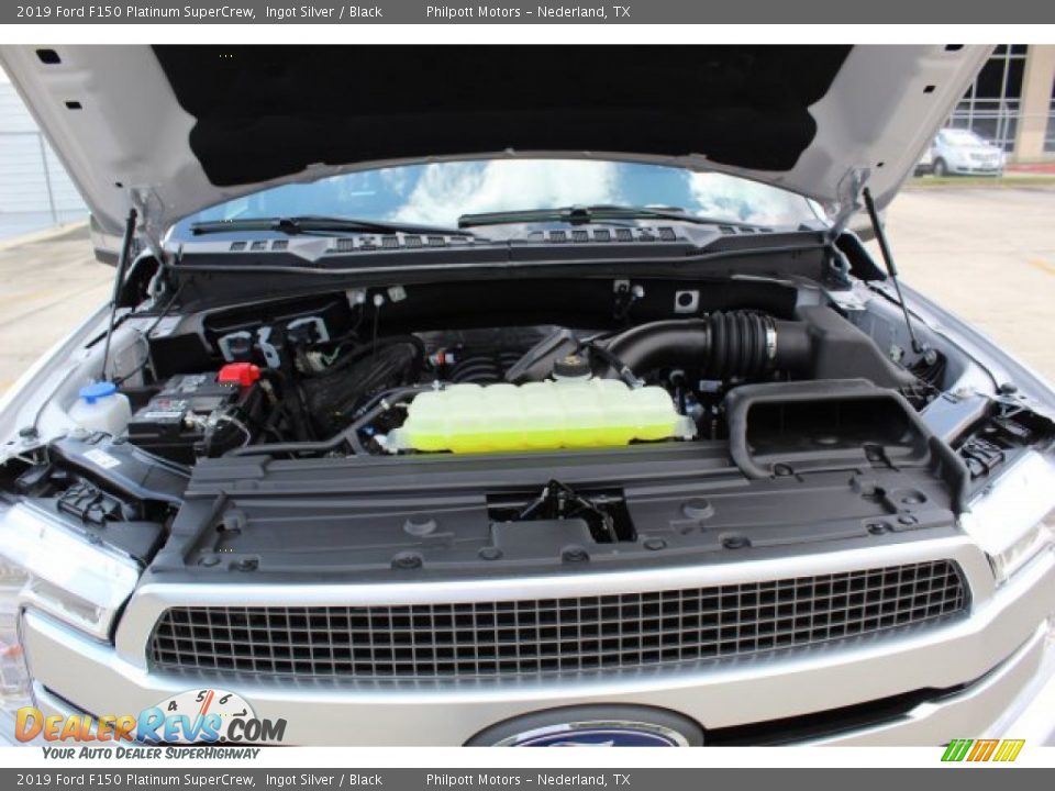2019 Ford F150 Platinum SuperCrew Ingot Silver / Black Photo #25