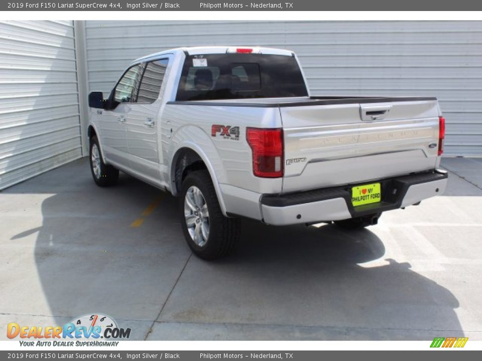 2019 Ford F150 Lariat SuperCrew 4x4 Ingot Silver / Black Photo #6