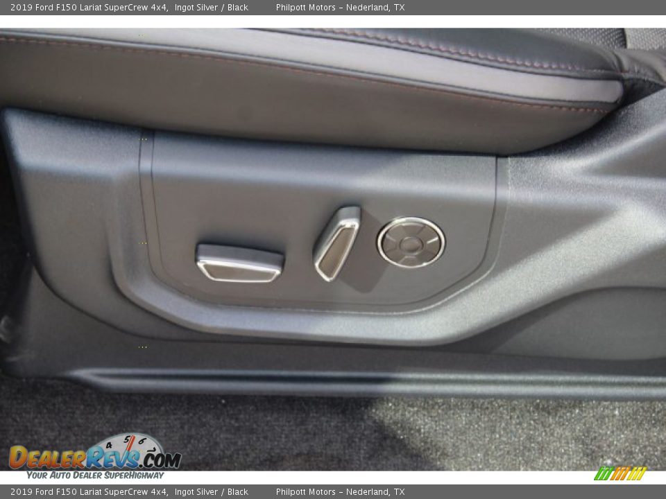 2019 Ford F150 Lariat SuperCrew 4x4 Ingot Silver / Black Photo #11