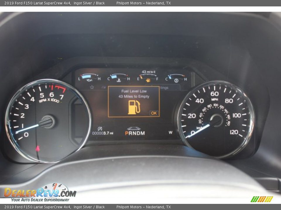 2019 Ford F150 Lariat SuperCrew 4x4 Ingot Silver / Black Photo #14