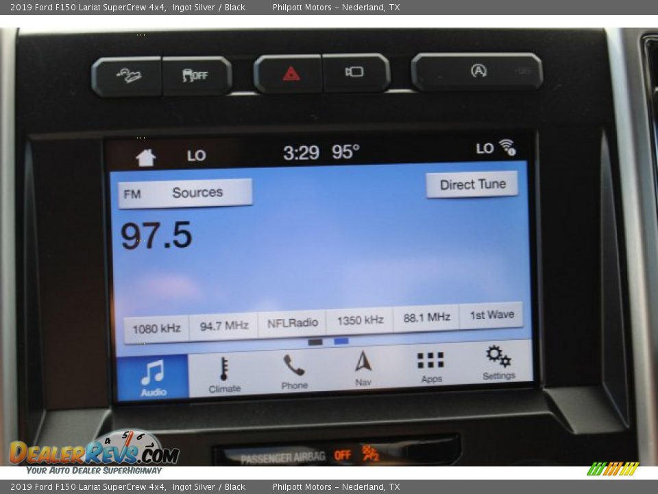 2019 Ford F150 Lariat SuperCrew 4x4 Ingot Silver / Black Photo #16