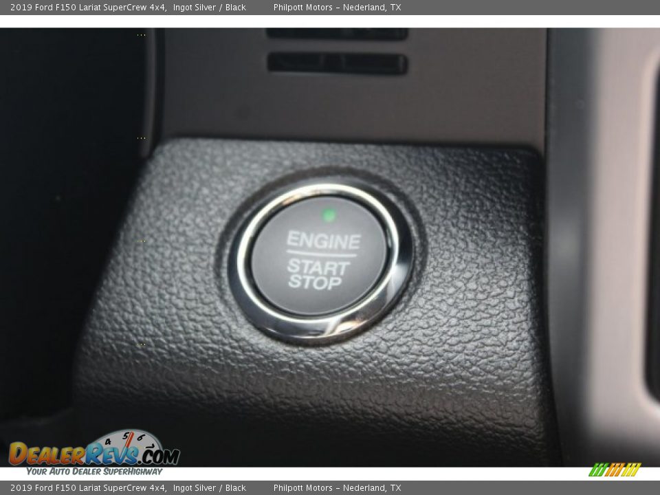 2019 Ford F150 Lariat SuperCrew 4x4 Ingot Silver / Black Photo #18