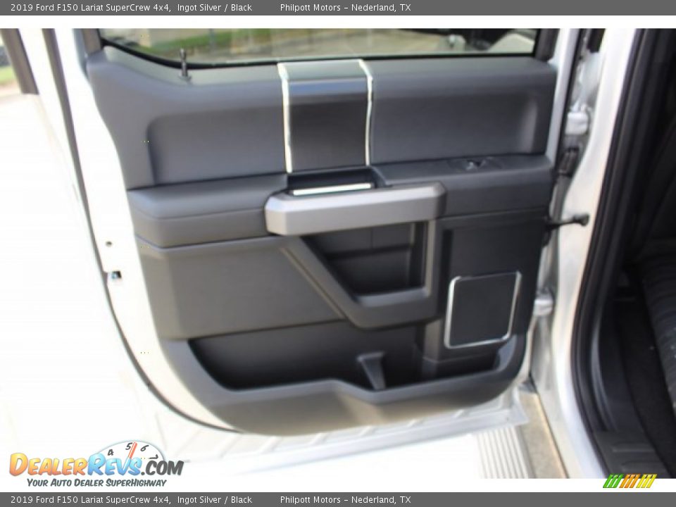 2019 Ford F150 Lariat SuperCrew 4x4 Ingot Silver / Black Photo #20