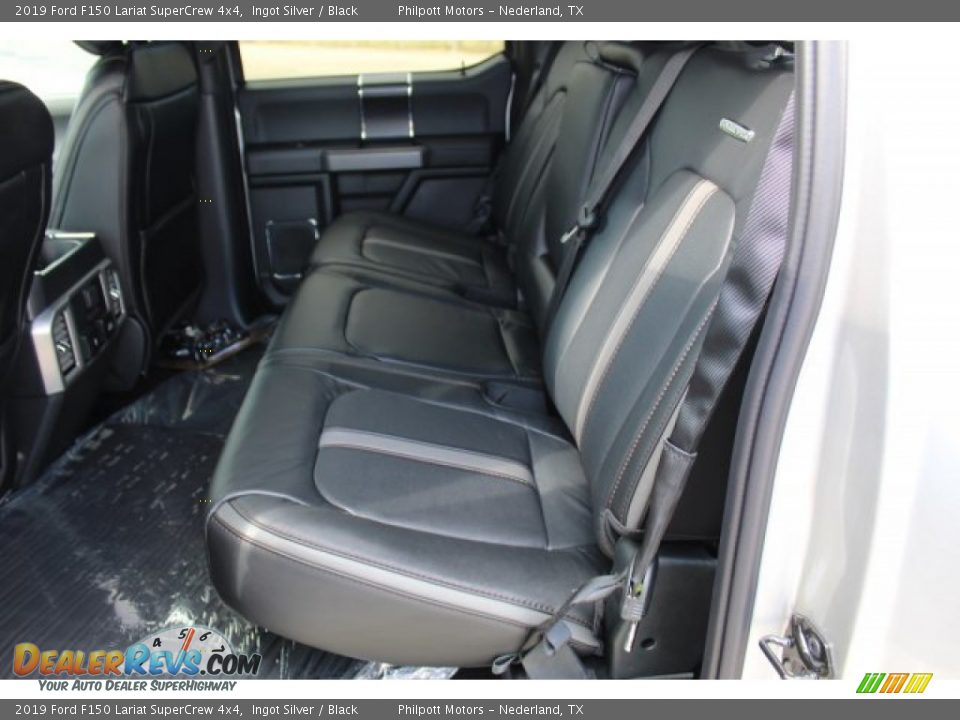 2019 Ford F150 Lariat SuperCrew 4x4 Ingot Silver / Black Photo #21