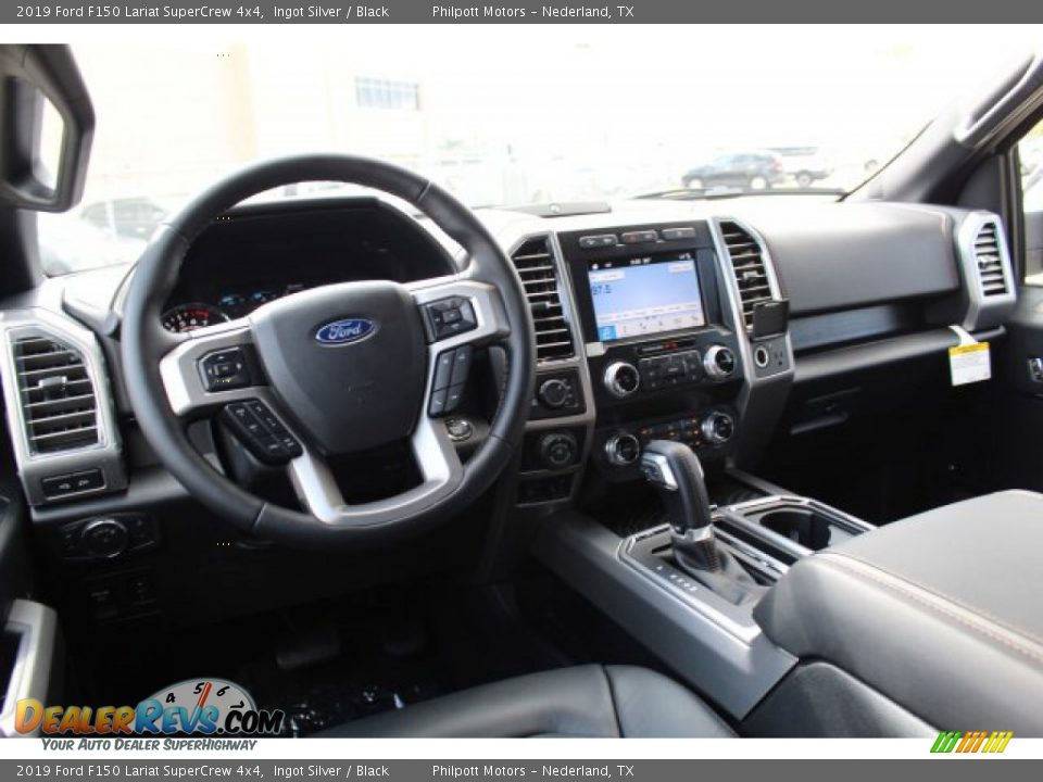 2019 Ford F150 Lariat SuperCrew 4x4 Ingot Silver / Black Photo #22
