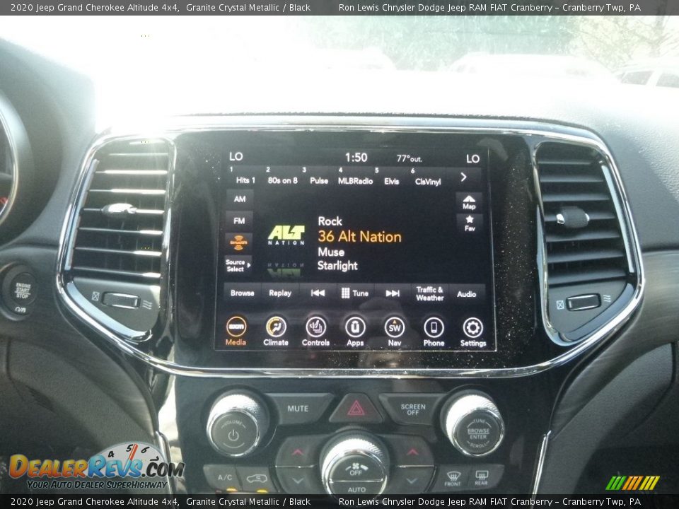 2020 Jeep Grand Cherokee Altitude 4x4 Granite Crystal Metallic / Black Photo #17