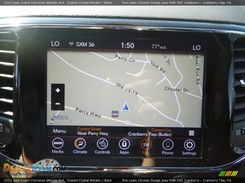 2020 Jeep Grand Cherokee Altitude 4x4 Granite Crystal Metallic / Black Photo #18