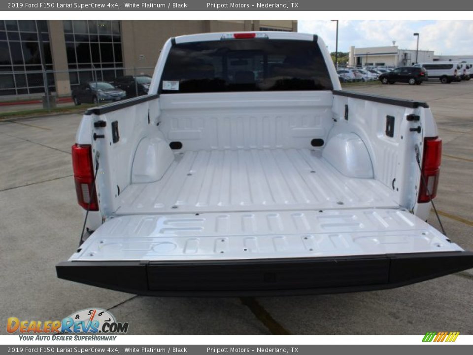 2019 Ford F150 Lariat SuperCrew 4x4 White Platinum / Black Photo #19