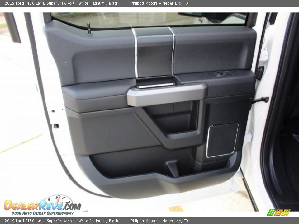 2019 Ford F150 Lariat SuperCrew 4x4 White Platinum / Black Photo #20