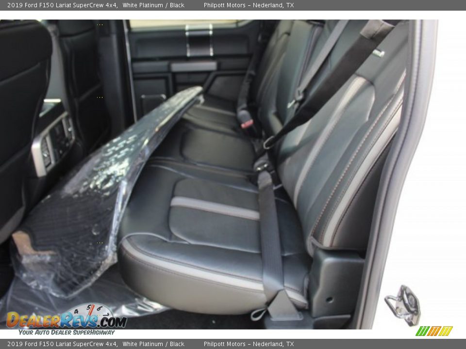 2019 Ford F150 Lariat SuperCrew 4x4 White Platinum / Black Photo #21