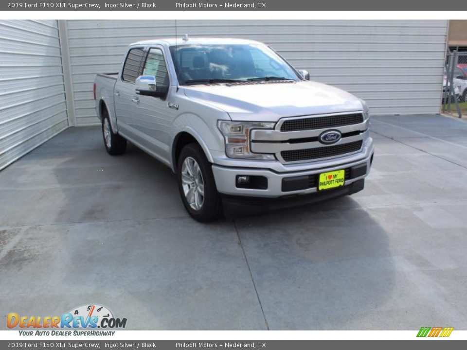 2019 Ford F150 XLT SuperCrew Ingot Silver / Black Photo #2