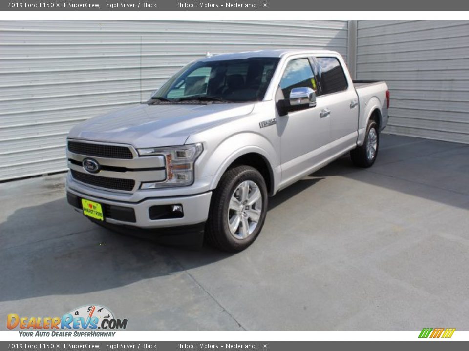 2019 Ford F150 XLT SuperCrew Ingot Silver / Black Photo #4