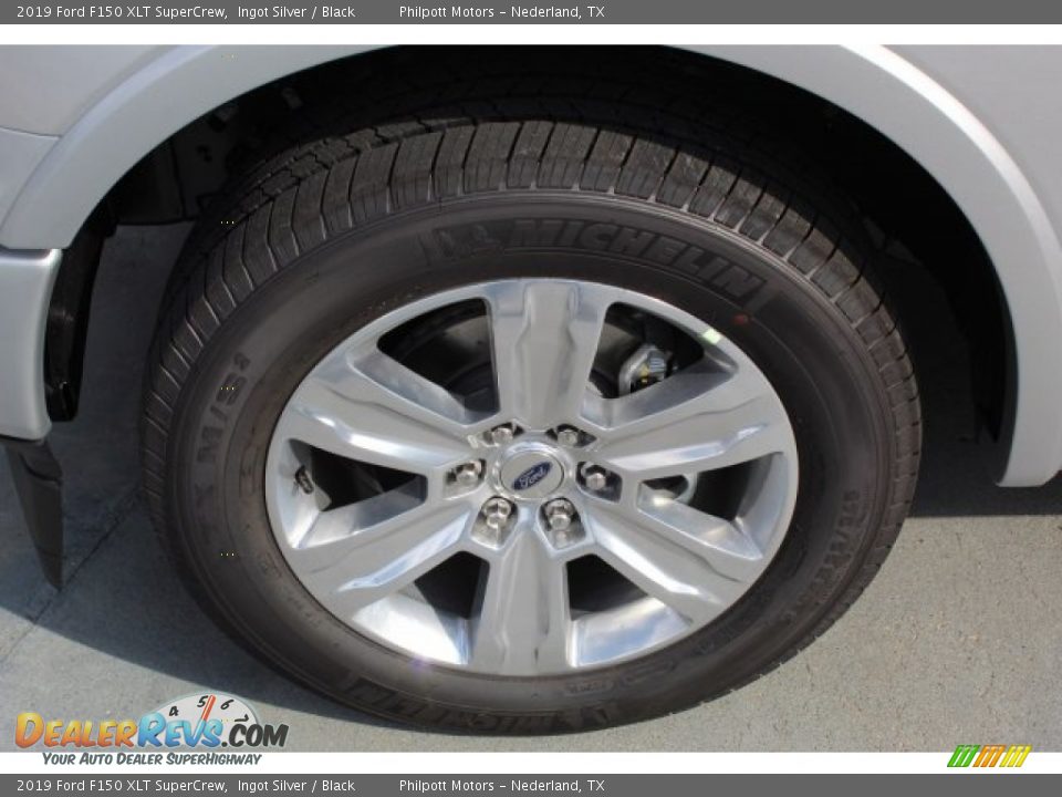 2019 Ford F150 XLT SuperCrew Ingot Silver / Black Photo #5