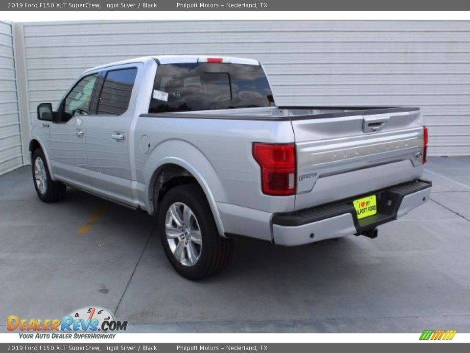 2019 Ford F150 XLT SuperCrew Ingot Silver / Black Photo #6