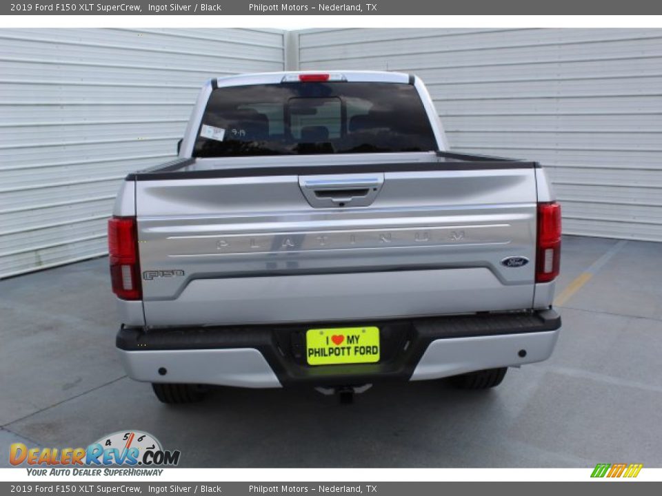 2019 Ford F150 XLT SuperCrew Ingot Silver / Black Photo #7