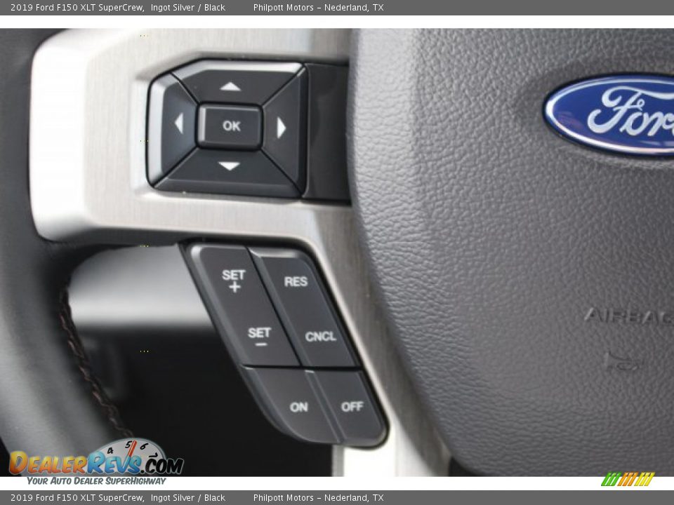 2019 Ford F150 XLT SuperCrew Ingot Silver / Black Photo #12