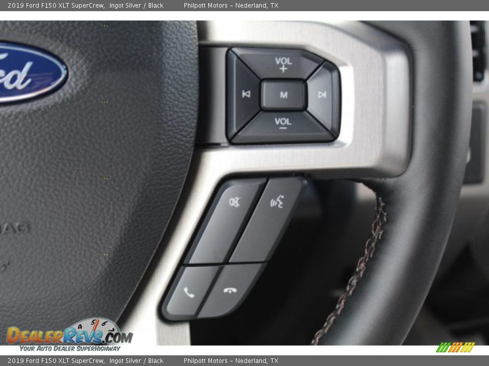 2019 Ford F150 XLT SuperCrew Ingot Silver / Black Photo #13