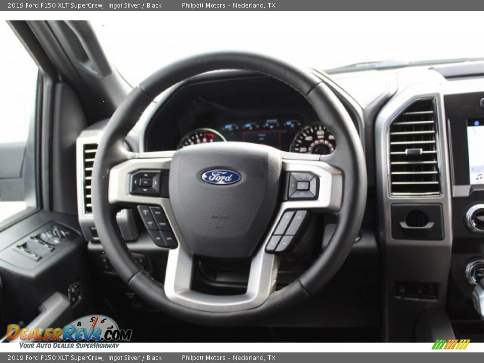 2019 Ford F150 XLT SuperCrew Ingot Silver / Black Photo #23