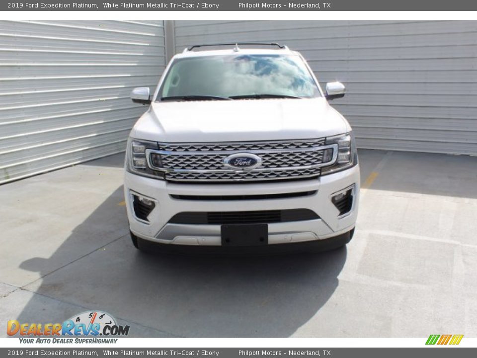 2019 Ford Expedition Platinum White Platinum Metallic Tri-Coat / Ebony Photo #3