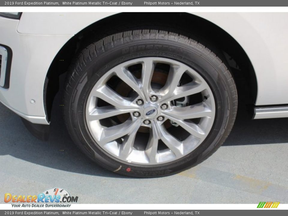 2019 Ford Expedition Platinum White Platinum Metallic Tri-Coat / Ebony Photo #5