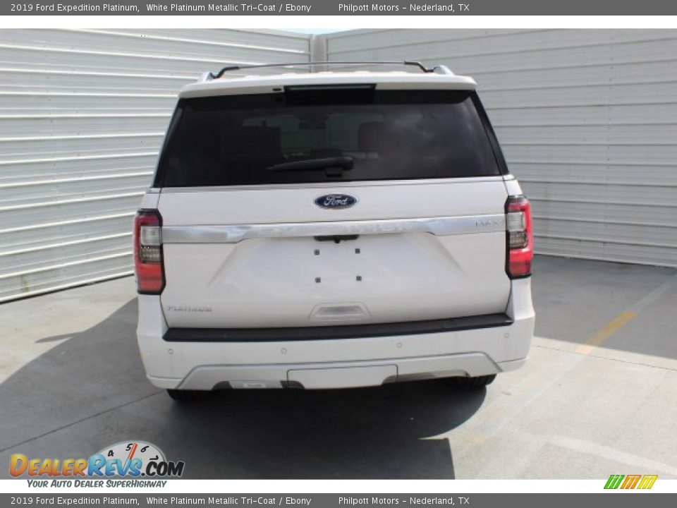 2019 Ford Expedition Platinum White Platinum Metallic Tri-Coat / Ebony Photo #8