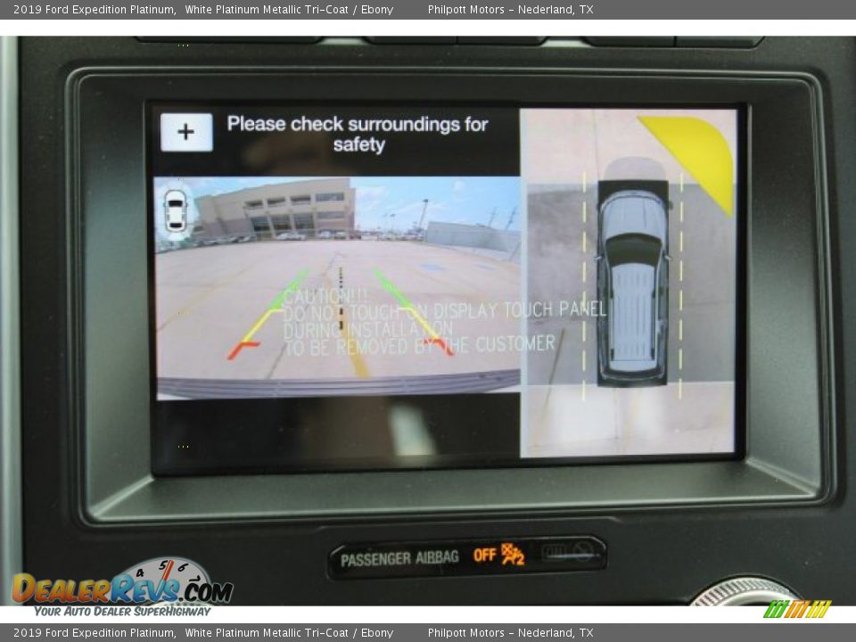 2019 Ford Expedition Platinum White Platinum Metallic Tri-Coat / Ebony Photo #18