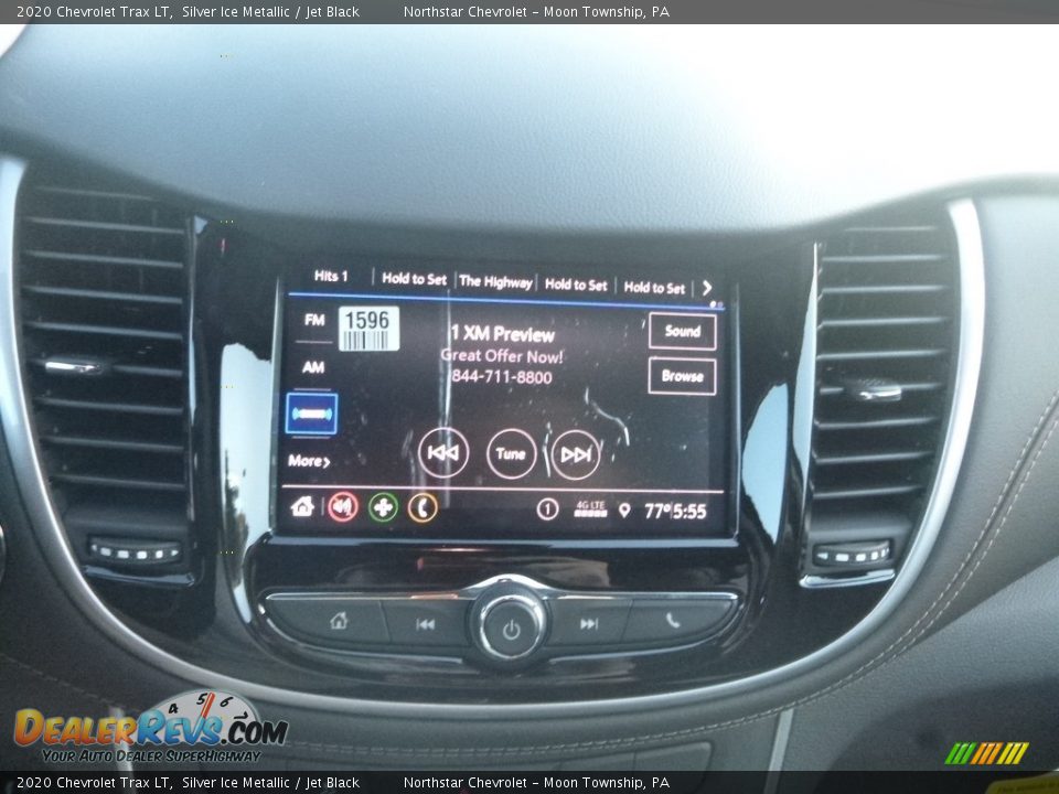 2020 Chevrolet Trax LT Silver Ice Metallic / Jet Black Photo #16