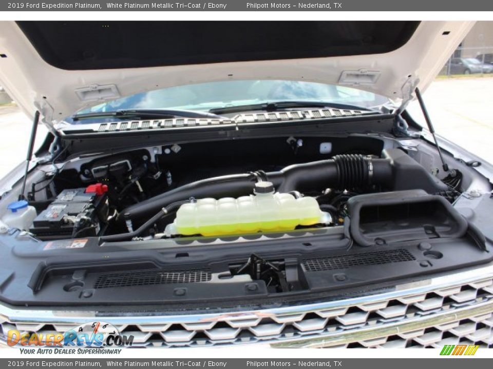 2019 Ford Expedition Platinum White Platinum Metallic Tri-Coat / Ebony Photo #25