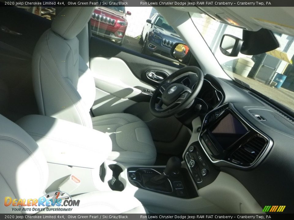 2020 Jeep Cherokee Limited 4x4 Olive Green Pearl / Ski Gray/Black Photo #7