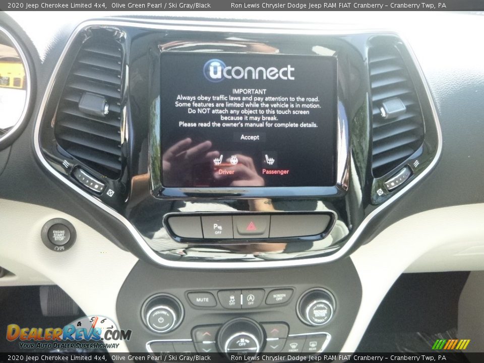 Controls of 2020 Jeep Cherokee Limited 4x4 Photo #17