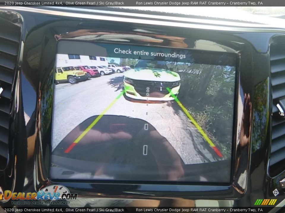 2020 Jeep Cherokee Limited 4x4 Olive Green Pearl / Ski Gray/Black Photo #19