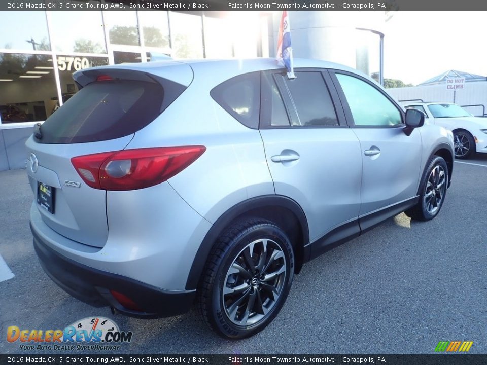 2016 Mazda CX-5 Grand Touring AWD Sonic Silver Metallic / Black Photo #2