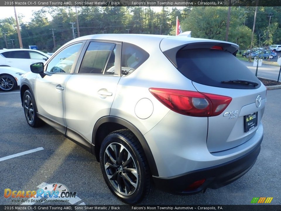 2016 Mazda CX-5 Grand Touring AWD Sonic Silver Metallic / Black Photo #5