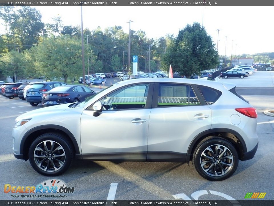 2016 Mazda CX-5 Grand Touring AWD Sonic Silver Metallic / Black Photo #6