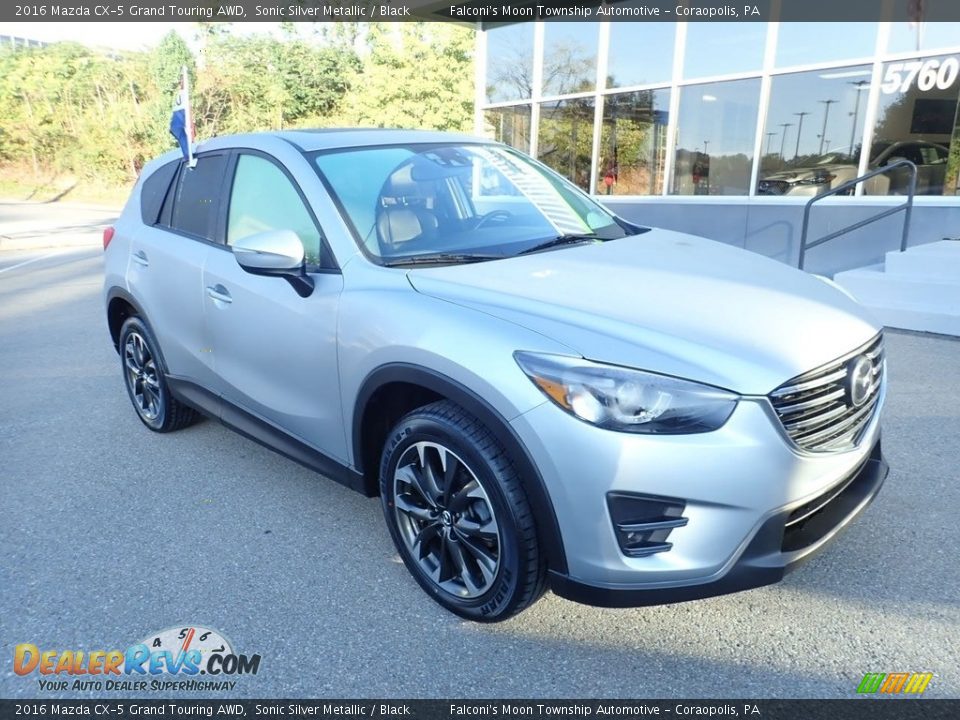 2016 Mazda CX-5 Grand Touring AWD Sonic Silver Metallic / Black Photo #9