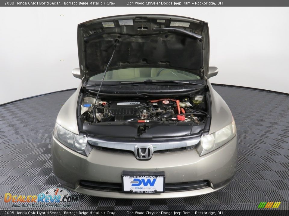 2008 Honda Civic Hybrid Sedan Borrego Beige Metallic / Gray Photo #6