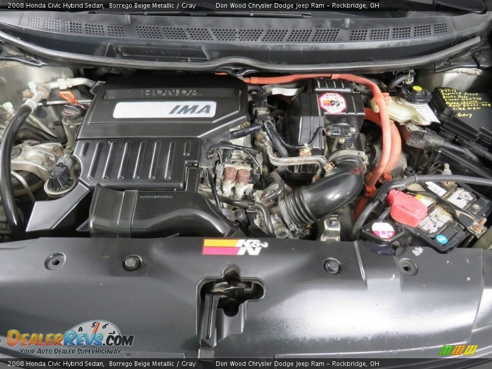2008 Honda Civic Hybrid Sedan Borrego Beige Metallic / Gray Photo #7