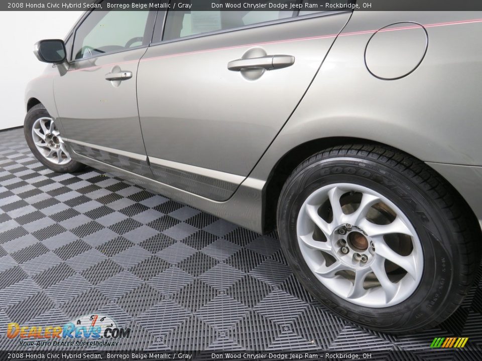 2008 Honda Civic Hybrid Sedan Borrego Beige Metallic / Gray Photo #10